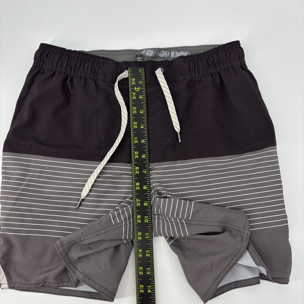 Vuori Trail Shorts 2.0 Mens Small Brown Gray Striped V341 Performance 6" Inseam - Picture 5 of 6